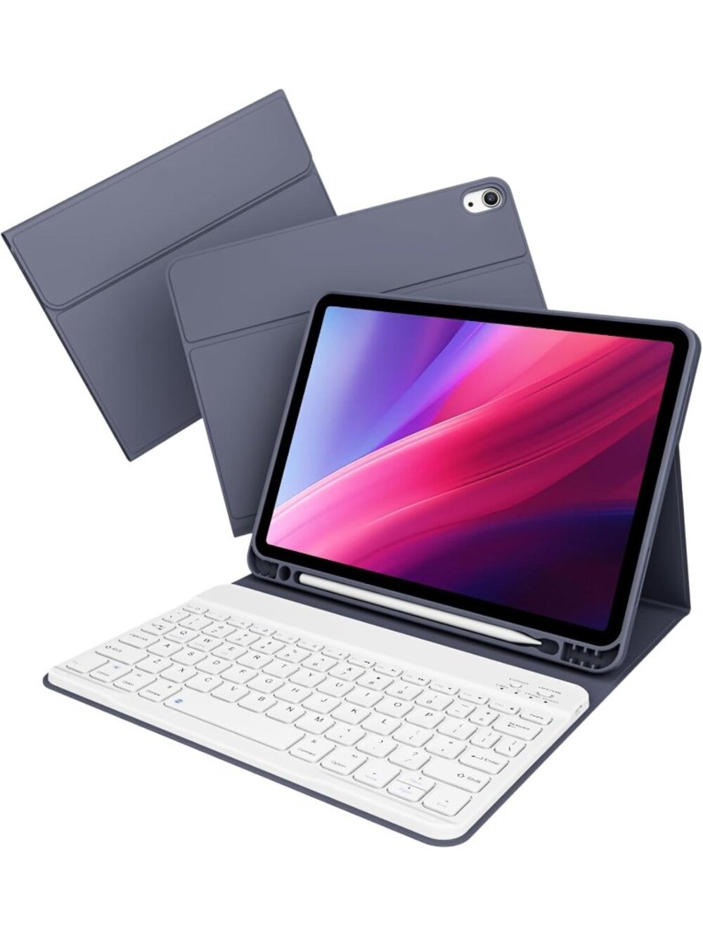 iPad Air 11" / 10.9" Keyboard Case – Air 7th Gen, 5th/4th Gen, Pencil Holder NEW